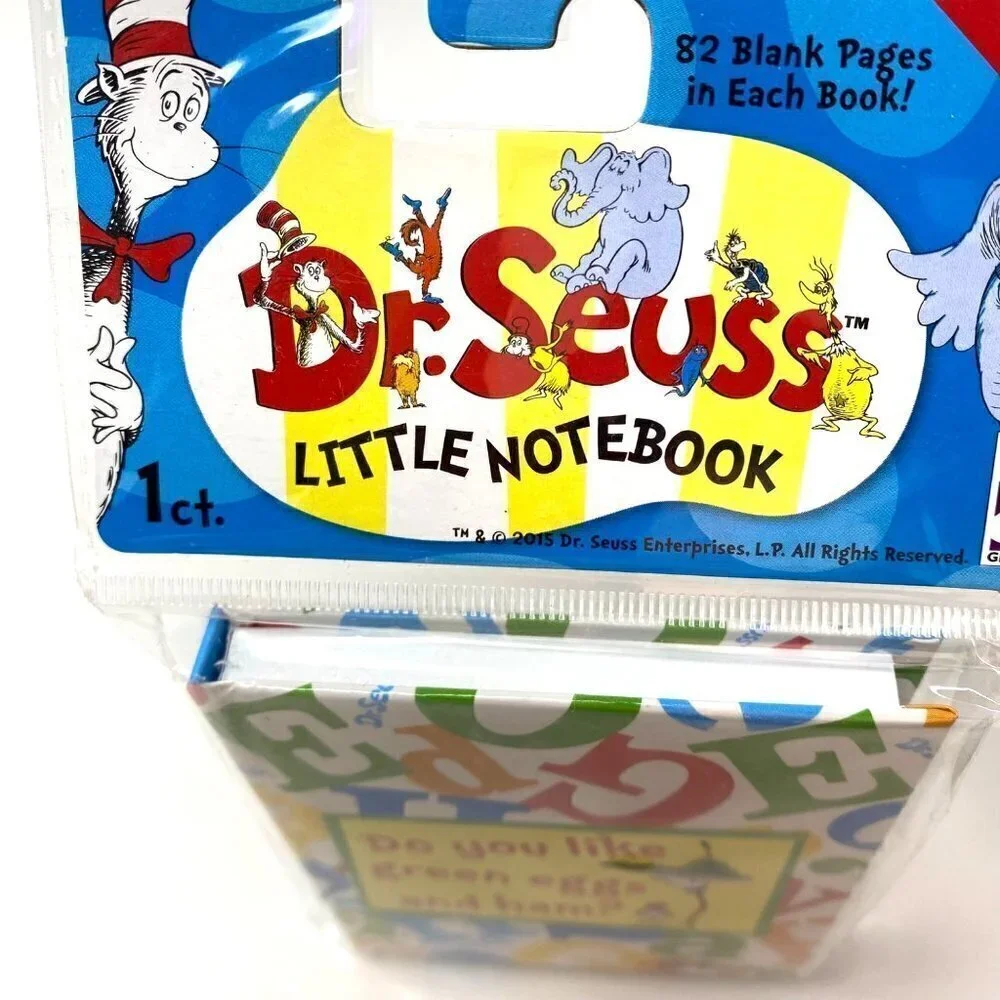 Dr. Seuss Little Notebook 82 Blank Pages Hardback Various